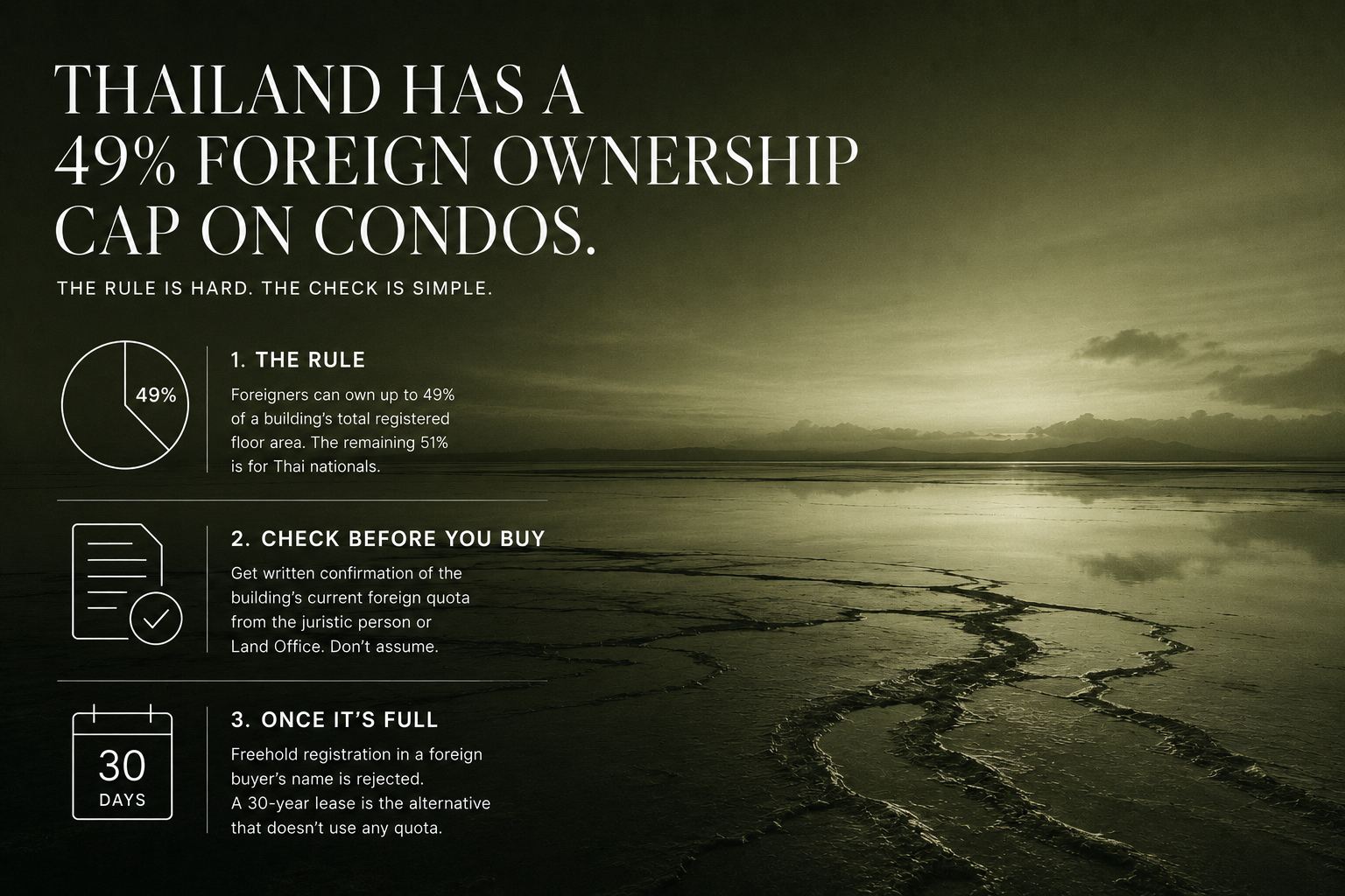 Condominium Quota: The One Freehold Route for Foreigners in Thailand — image 2
