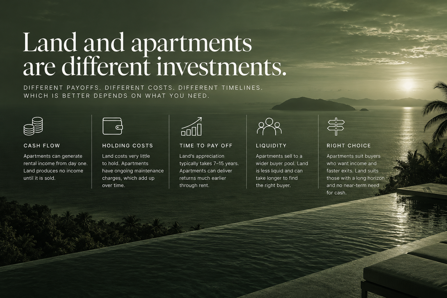 Land vs Apartments: The Better Long-Term Asset?