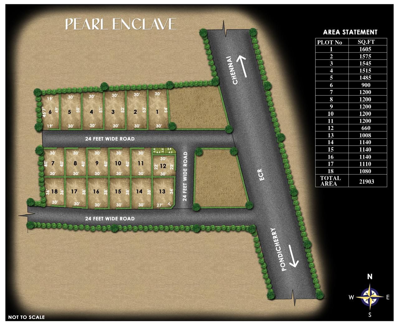 Pearl Enclave, Plots, in ECR, Tamil Nadu, photo 1