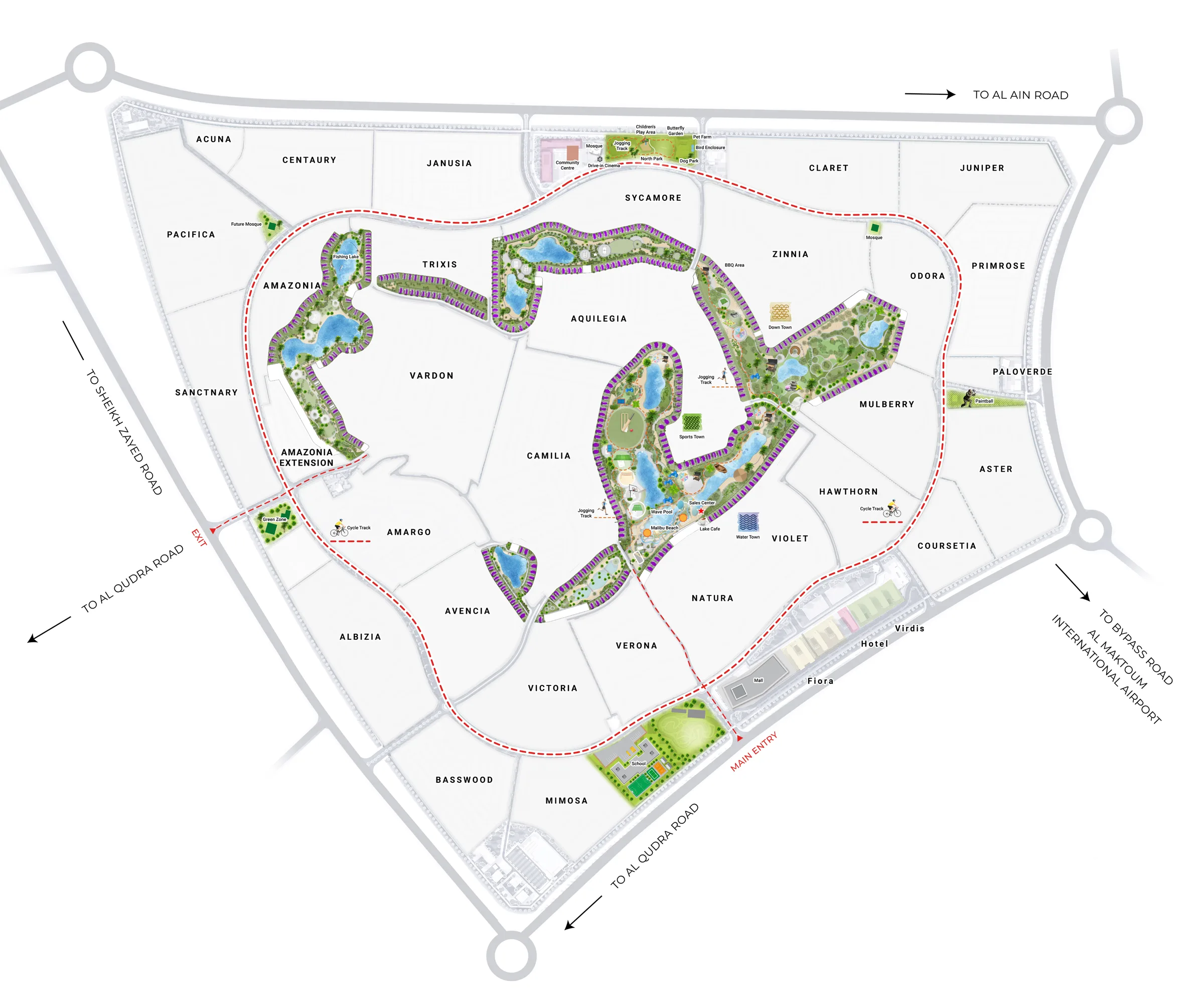 DAMAC Violet 3, villa in DAMAC Hills 2