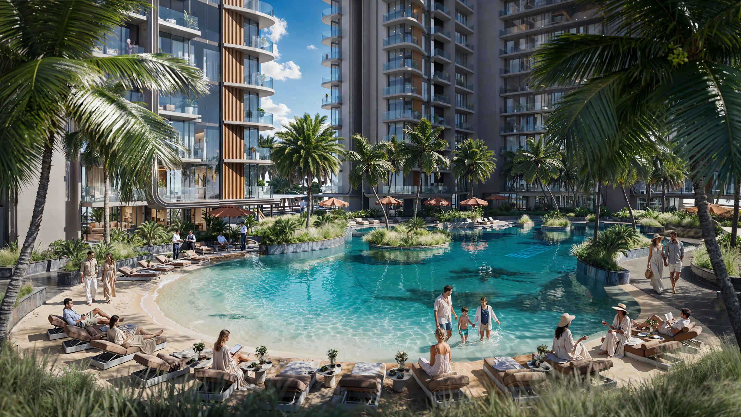 Azizi Jaddaf Beach Oasis