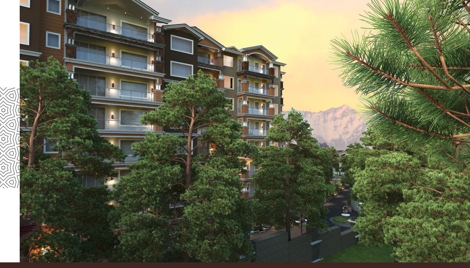 Urban Greens - Residential tower amid pines with Dhauladhar views